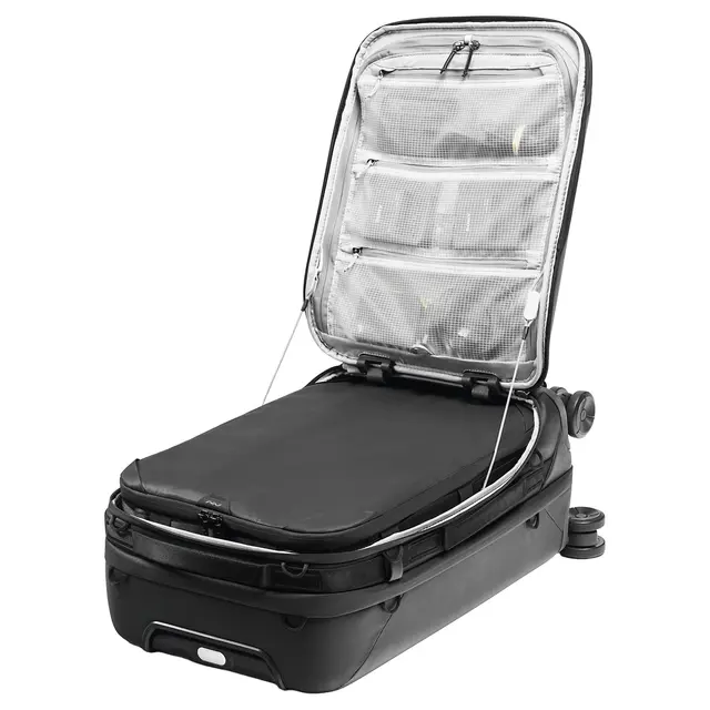 Peak Design Roller Pro Carry-On Black Med Camera Cube v2 X-Large 