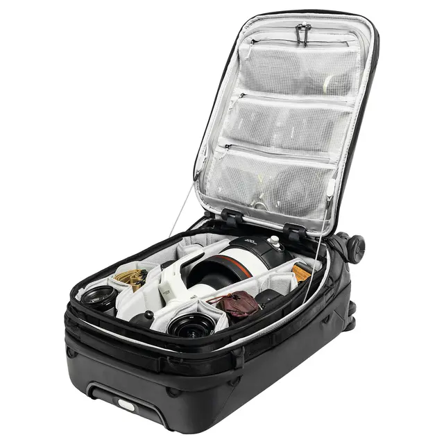 Peak Design Roller Pro Carry-On Black Med Camera Cube v2 X-Large 