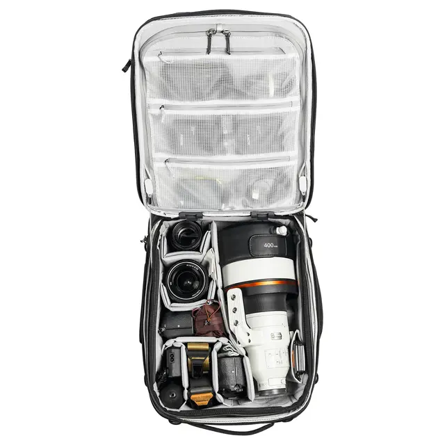 Peak Design Roller Pro Carry-On Black Med Camera Cube v2 X-Large 