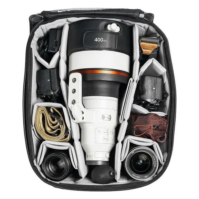 Peak Design Roller Pro Carry-On Black Med Camera Cube v2 X-Large 