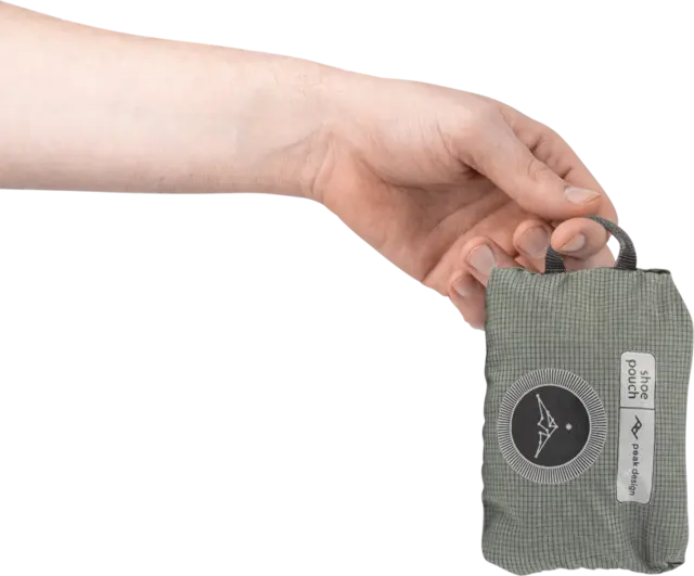 Peak Design Shoe Pouch Sage Sko pose. Grå/grønn 