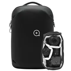 Peak Design Travel Backpack 20L w/Cube 20L. Black. w/Camera Cube (Small)