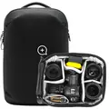 Peak Design Travel Backpack 20L w/Cube 20L. Black. w/Camera Cube (S-Medium)