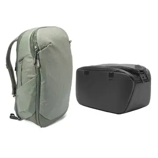 Peak Design Travel Backpack 30L Sage inkl. Peak Design Camera Cube Small