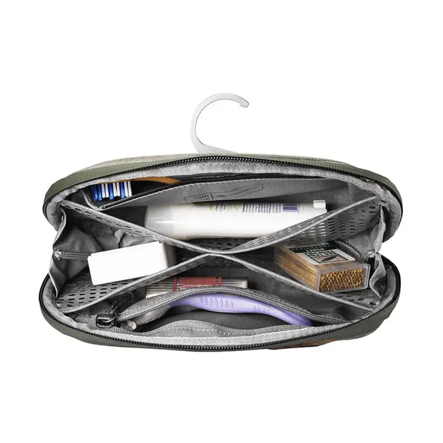 Peak Design Wash Pouch Toalettmappe. Grå/grønn 
