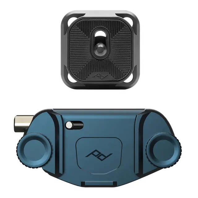 Peak Design Capture Camera Clip v3 Ocean Med standard plate 