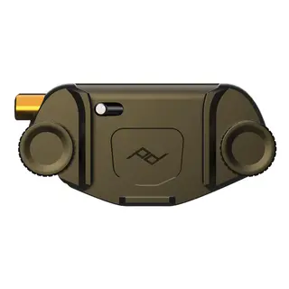Peak Design Capture Camera Clip v3 Kelp Med standard plate