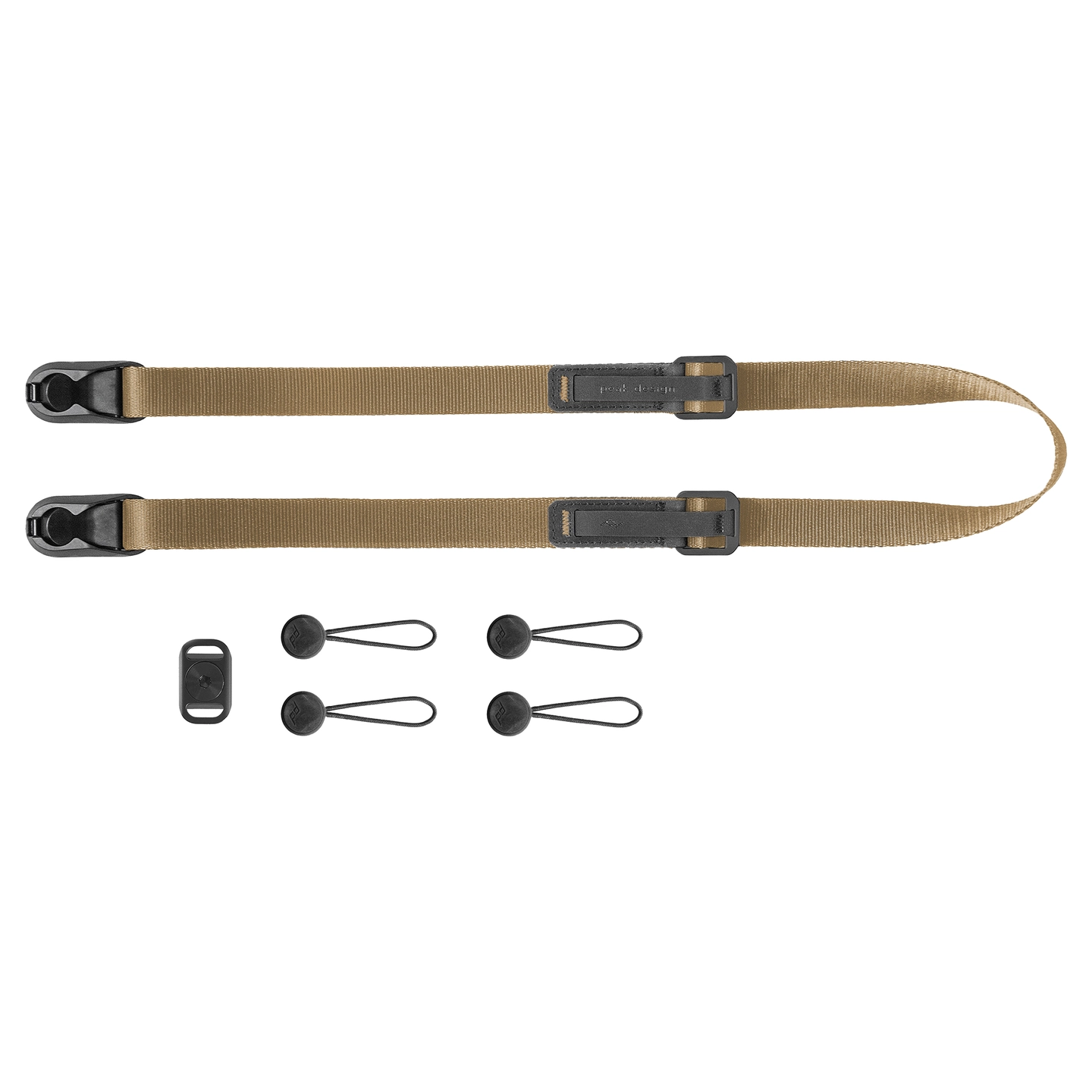 Peak Design Leash Coyote Smal nakkereim. Brun