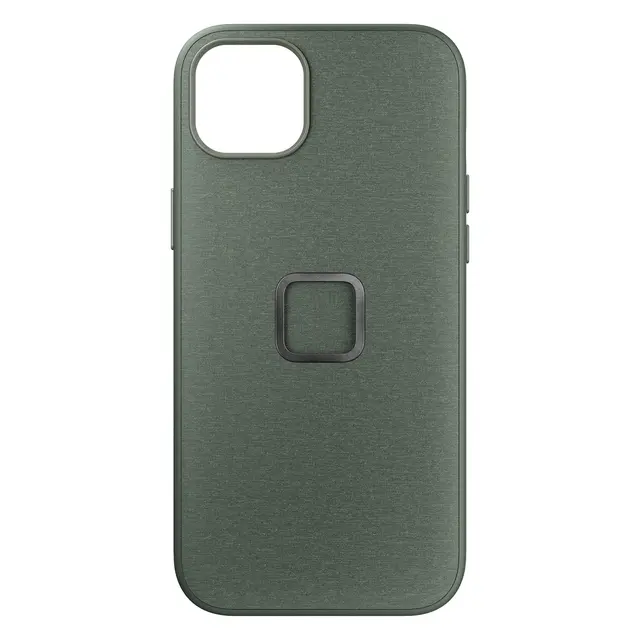 Peak Design Mobile Everyday Fabric Case For iPhone 15 Plus. Sage 