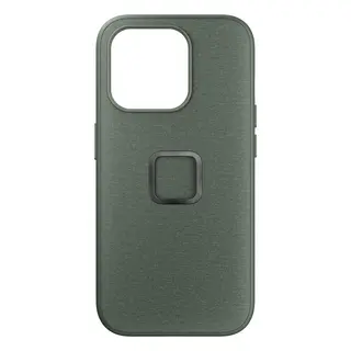 Peak Design Mobile Everyday Fabric Case v2. iPhone 15 Pro Sage