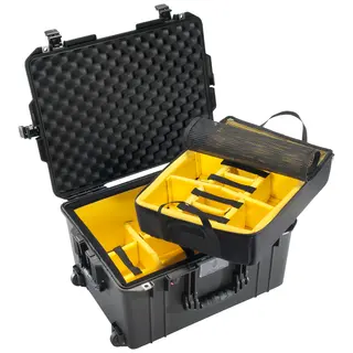 Peli™ Air Case 1607 med skillevegger Innv. mål: 535x402x295