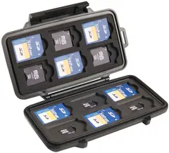 Peli™ Memory Card Case for SD 0915 Vanntett Minnekort etui for 12stk SD