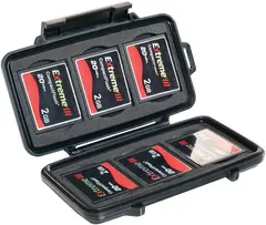 Peli™ Memory Card Case Compact  Flash Vanntett Minnekort etui for 6stk CF kort