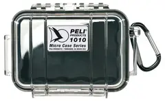 Peli™ MicroCase 1010 sort/klar Innv. mål: 111x73x43 mm