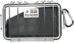 Peli™ MicroCase 1040 sort/klar Innv. mål: 165x98x44 mm