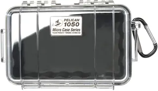 Peli™ MicroCase 1050 sort/klar Innv. m&#229;l: 160x93x70 mm