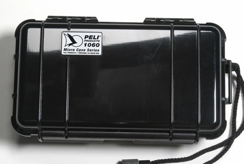 Peli™ MicroCase 1060 sort/sort Innv. mål: 209x108x57 mm