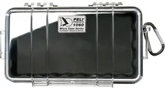 Peli™ MicroCase 1060 sort/klar Innv. mål: 209x108x57 mm