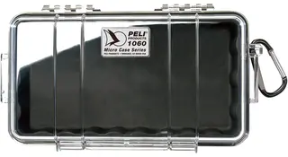 Peli™ MicroCase 1060 sort/klar Innv. m&#229;l: 209x108x57 mm