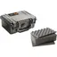 Peli™ 1120 Protector Case m/skum, sort Innv. mål: 187x124x78 mm 