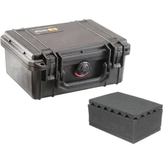 Peli™ 1150 Protector Case m/skum, sort Innv. mål: 212x149x93 mm