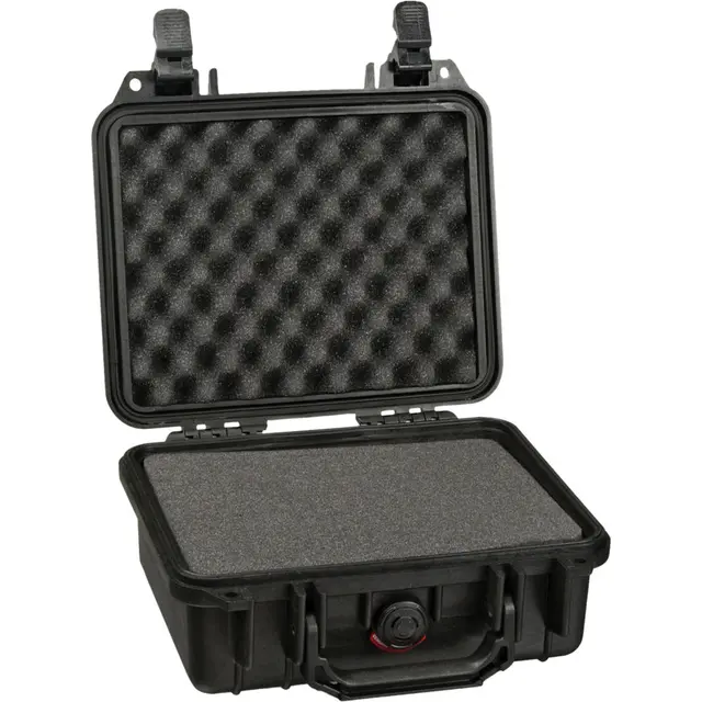 Peli™ 1200 Protector Case m/skum, sort Innv. mål: 235x181x105 mm 