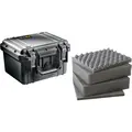 Peli™ 1300 Protector Case m/skum, sort Innv. mål: 251x178x155 mm