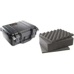 Peli™ 1400 Protector Case m/skum, sort Innv. mål: 300x225x132 mm