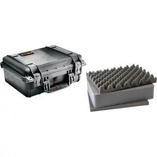 Peli™ 1450 Protector Case m/skum, sort Innv. mål: 376x263x152 mm