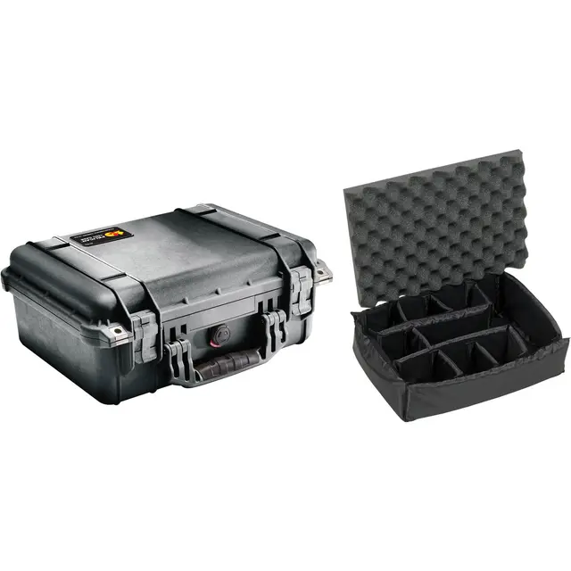 Peli™ 1450 Protector Case m/skillevegger Innv. mål: 376x263x152 mm 