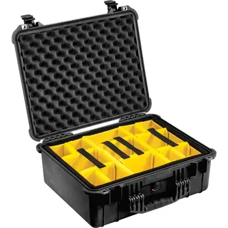 Peli™ 1550 Protector Case m/skillevegg Innv. mål: 481x367x197 mm