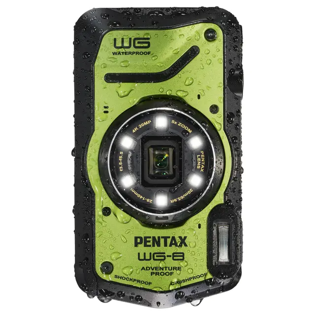 Pentax WG-8 Vanntett Kompaktkamera Green 
