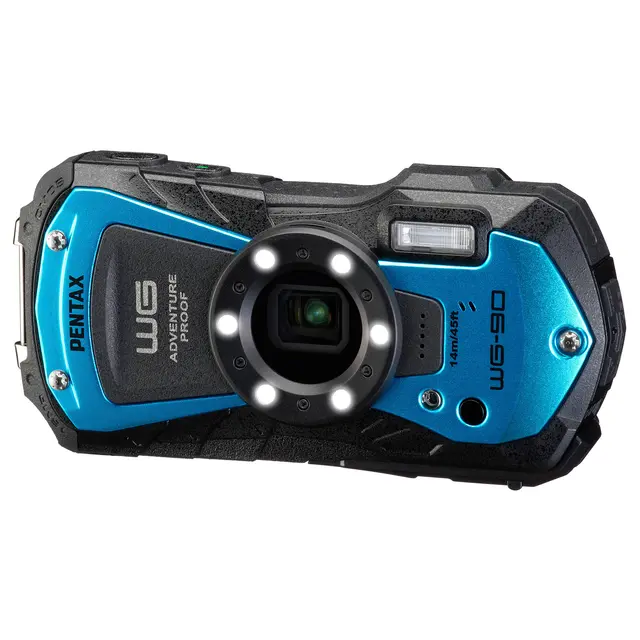 Pentax WG-90 Vanntett Kompaktkamera Blue 