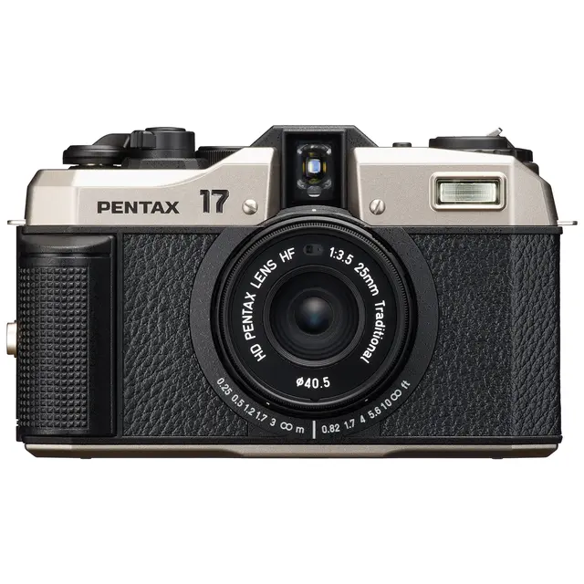 Pentax 17 Dark Silver Body Kit Analogt kamera 1/2-format 35mm film 