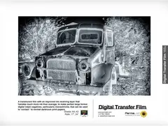 Permajet Transfer Film A3 10pk Transparent film