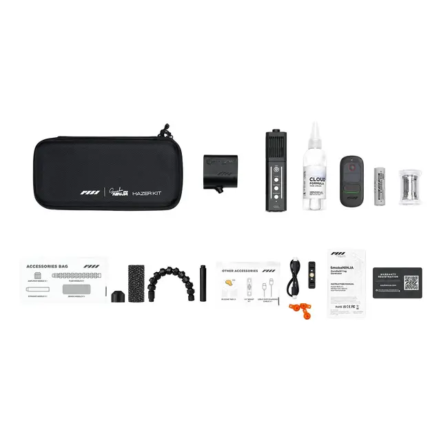 PMI SmokeNINJA PRO Hazer Kit V2 Håndholdt røykmaskin 