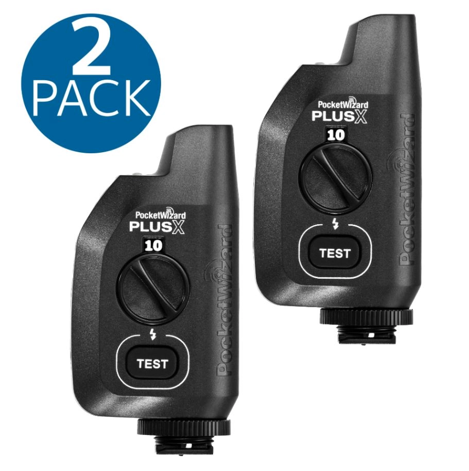 PocketWizard PlusX Transceiver x2 2pk Radio Utløser/Mottaker + kabel kit