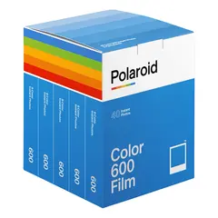 Polaroid Color Film For 600 5-Pack ISO640. 8,9x10,8 cm. 40 exp