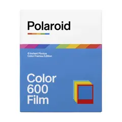 Polaroid Color Film For 600 Farget ramme ISO640. 8,9x10,8 cm. 8 exp