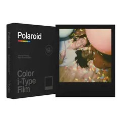 Polaroid Color Film I-Type Black Frame ISO640. 8,9x10,8 cm. 8 exp