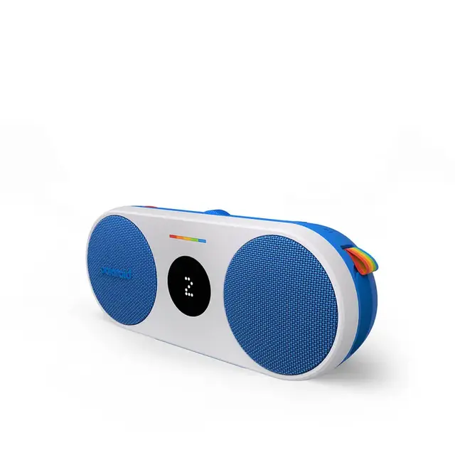 Polaroid Music Player 2 Blue & White Bluetooth høyttaler 