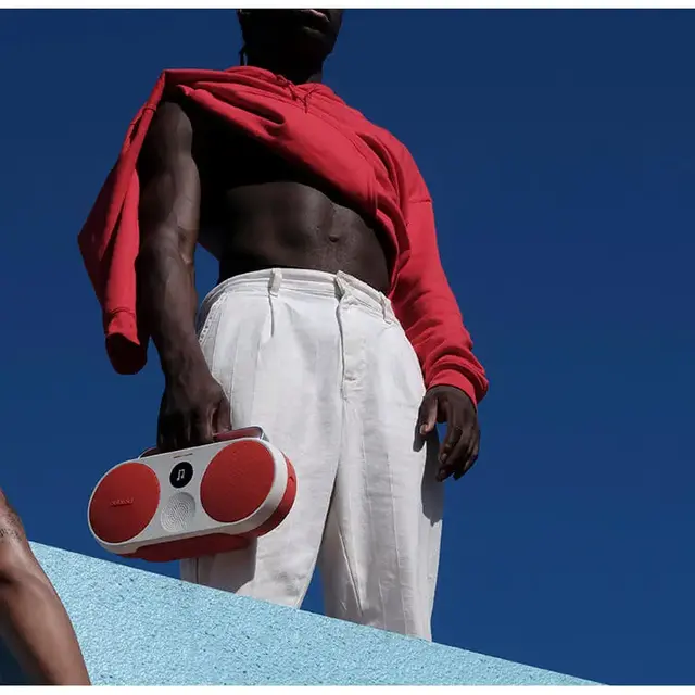 Polaroid Music Player 3 Red & White Bluetooth høyttaler 