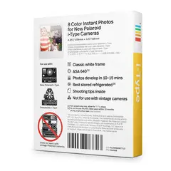 Polaroid Color i-Type Film for Onestep 2 + I-typekameraer