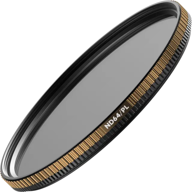 PolarPro QuartzLine Filter 82mm ND64/PL Kombinert 6 stop ND og Pola filter 