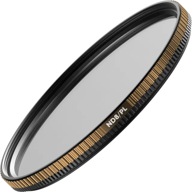 PolarPro QuartzLine Filter 82mm ND8/PL Kombinert 3 stop ND og Pola filter 