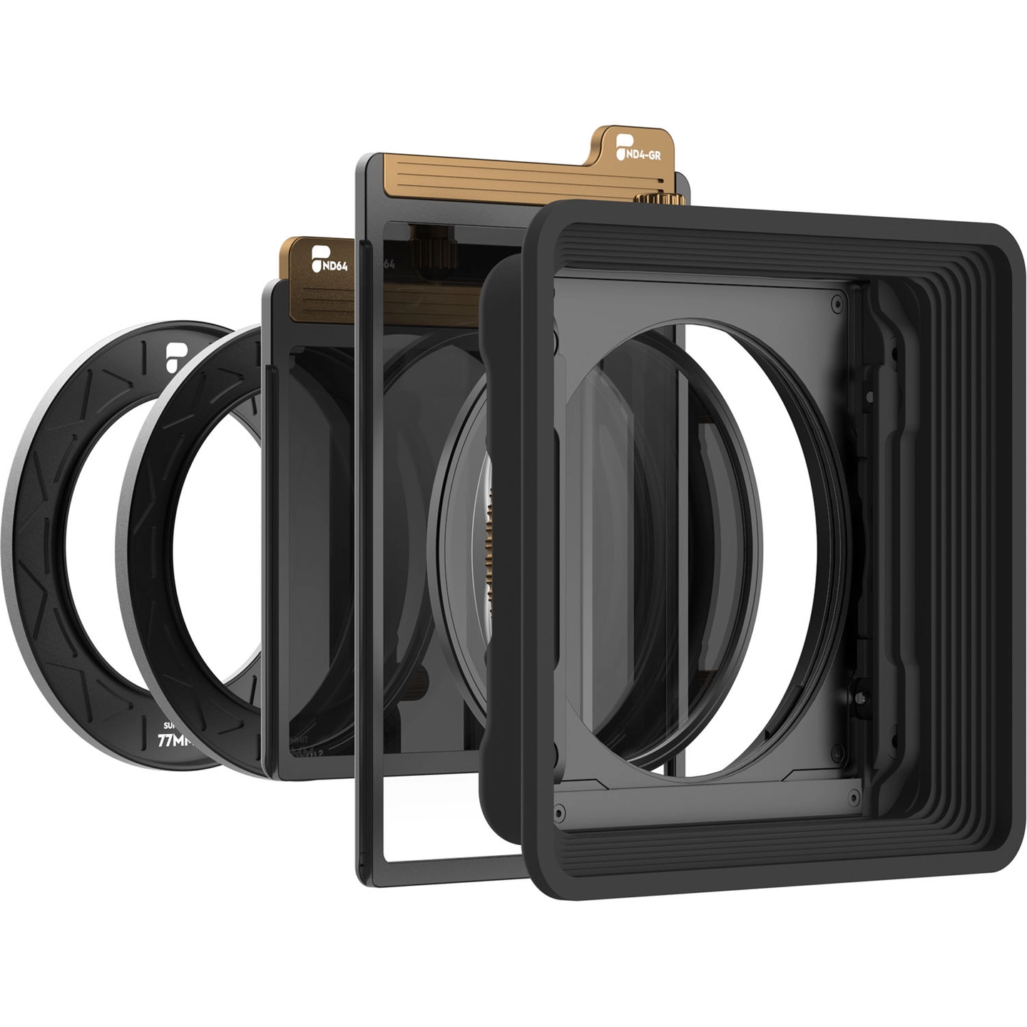 PolarPro Summit Landscape Essential Kit Filterholder, ND64, ND4 Gradert, 77-82mm