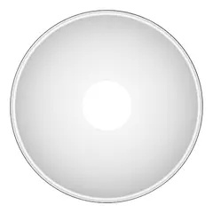 Profoto Magnum Reflector White Metallreflektor Hvit innside. &#216;ker