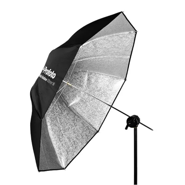 Profoto Umbrella Shallow Silver M Paraply Sølv innvendig 105cm 