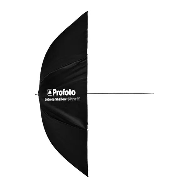 Profoto Umbrella Shallow Silver M Paraply Sølv innvendig 105cm 