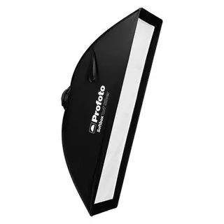 Profoto Softbox Strip 1x4&#39; Silver Foldbar softboks 35x120cm m/festering